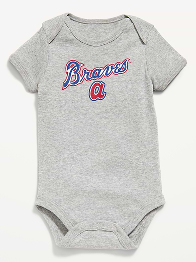 Image number 1 showing, Atlanta Braves Unisex Bodysuit for Baby