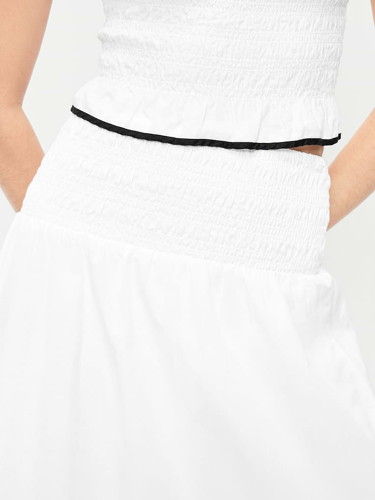 Image number 4 showing, Smocked-Waist Maxi Skirt
