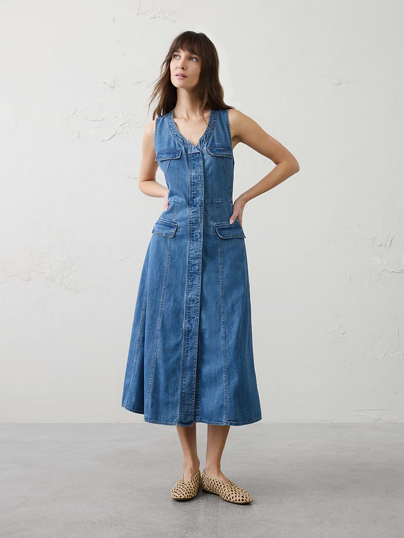 Sleeveless Midi Dress