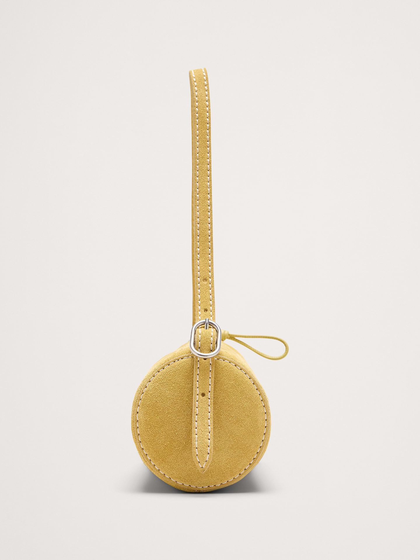 Image number 3 showing, Leather Barrel Bag
