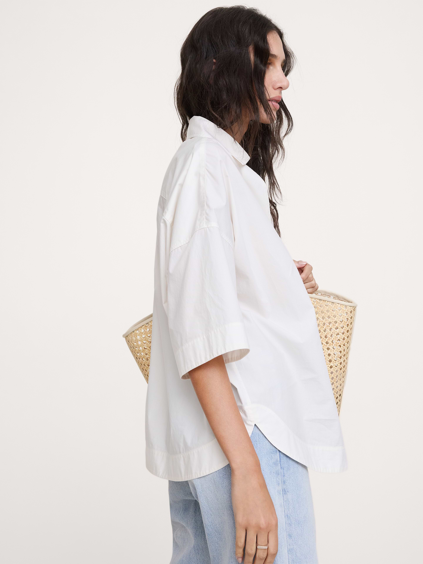 Image number 4 showing, Cotton Poplin Popover Tunic