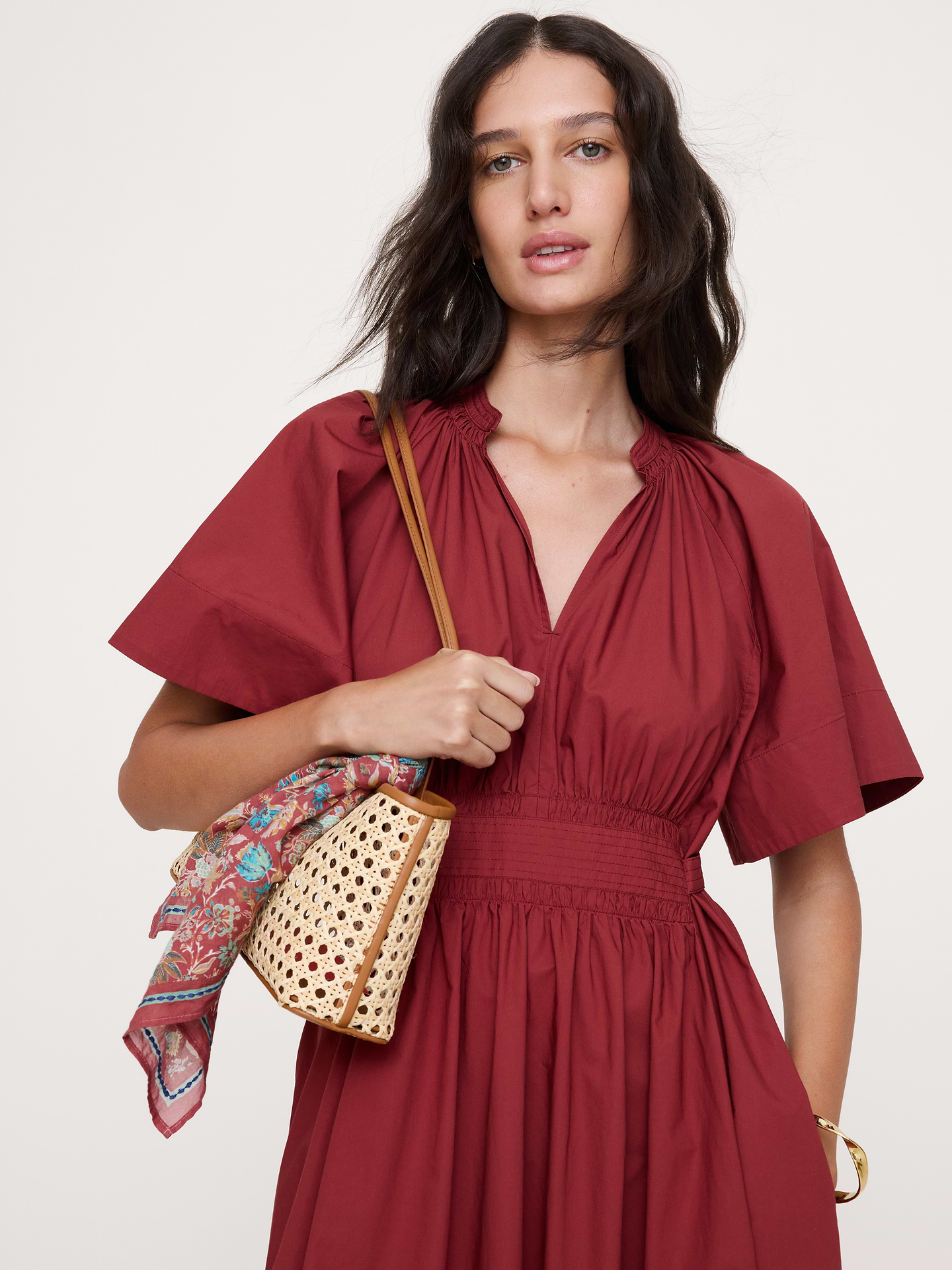 Image 5 of 8, Tie-Back Maxi Dress