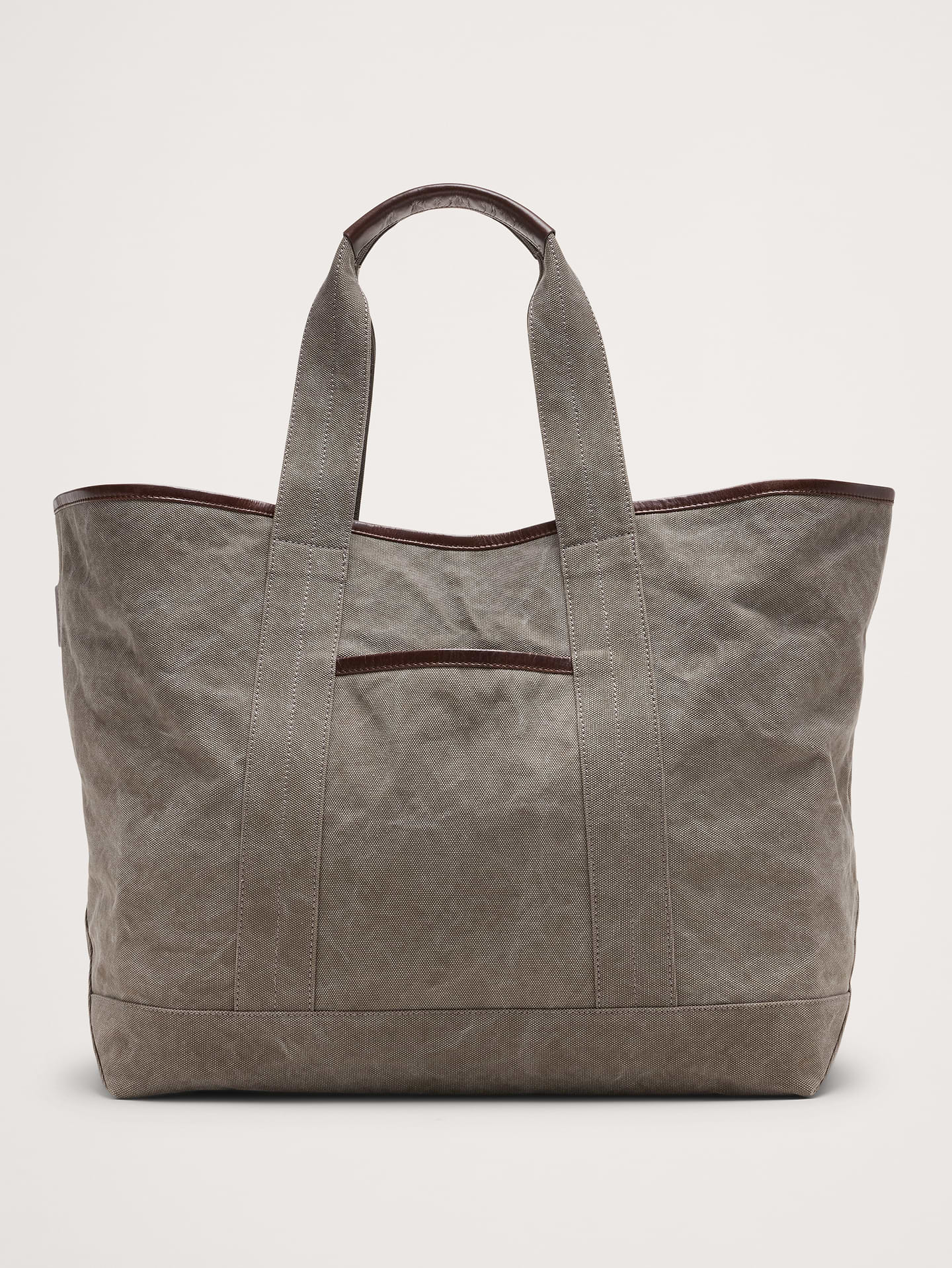 Image number 1 showing, Canvas & Suede Weekend Tote