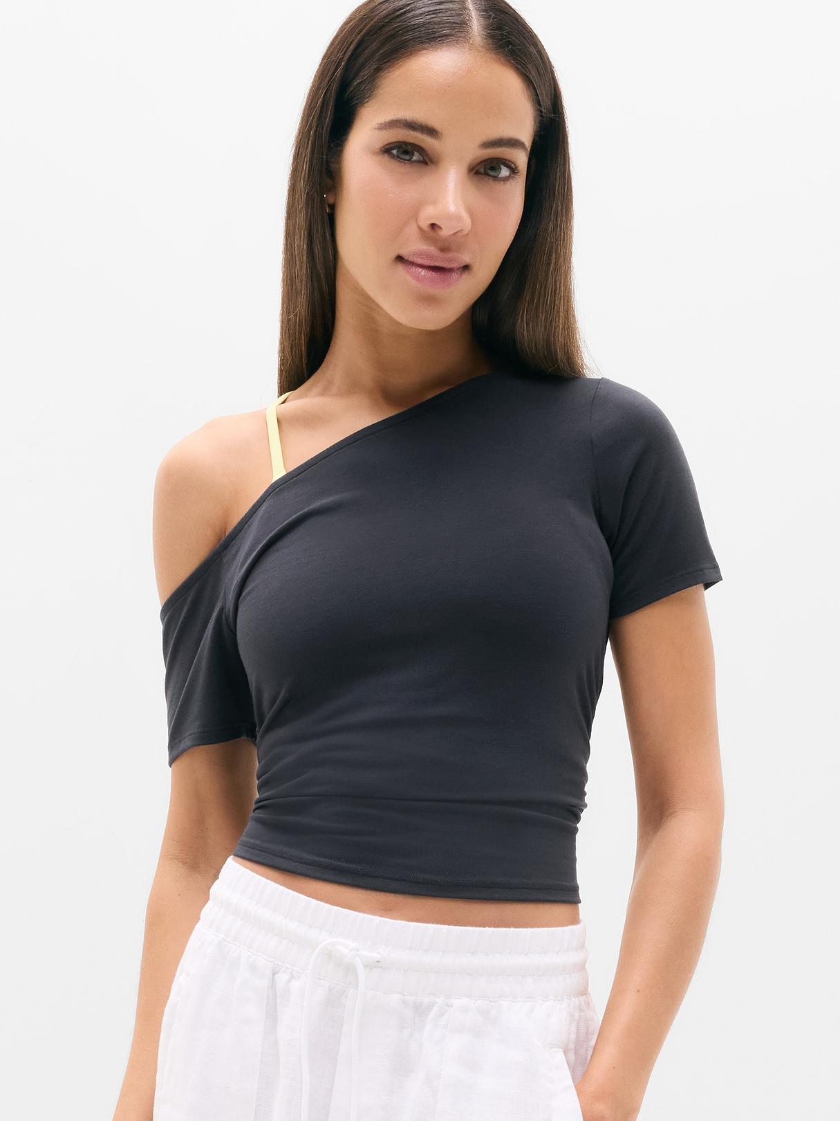 Move With Ease One Shoulder Tee | Athleta