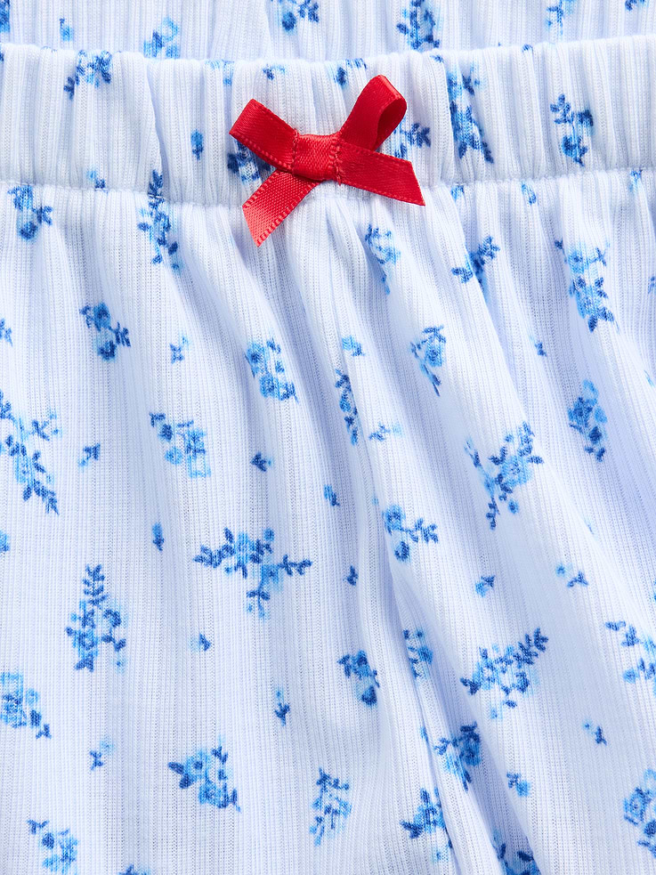 Image number 4 showing, Kids Recycled Rib PJ Shorts