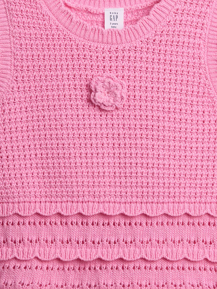 Image number 3 showing, Baby & Toddler Crochet Tank Top