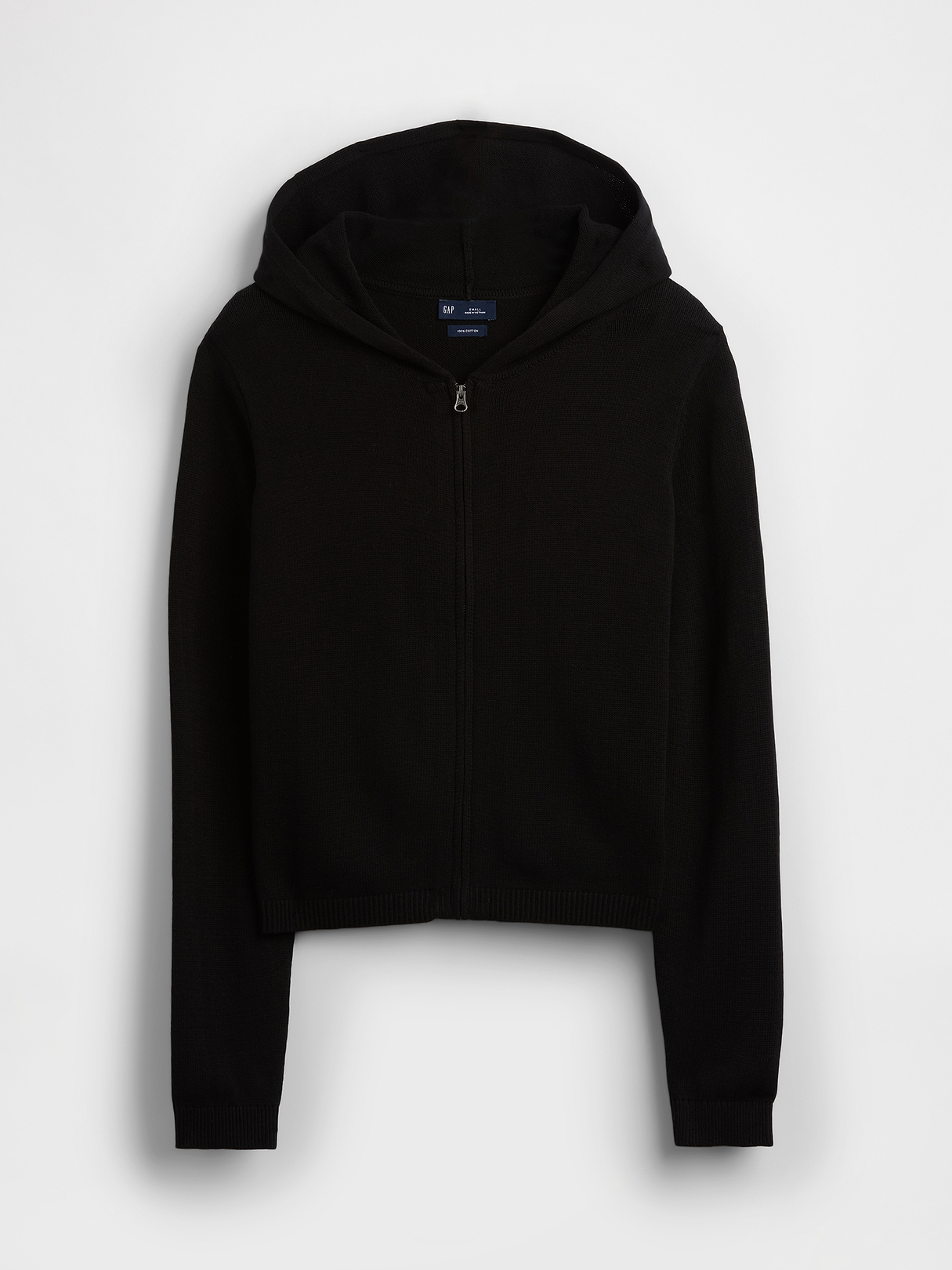 100% Cotton Relaxed Zip Sweater Hoodie | Gap