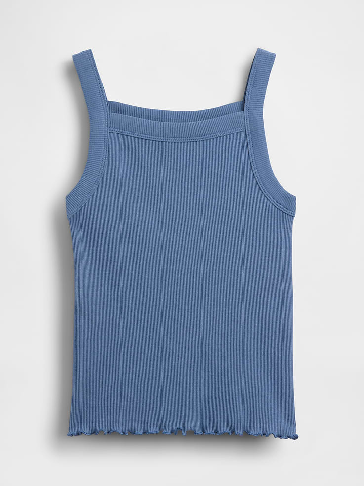 Image number 2 showing, Kids Rib Square-Neck Tank Top