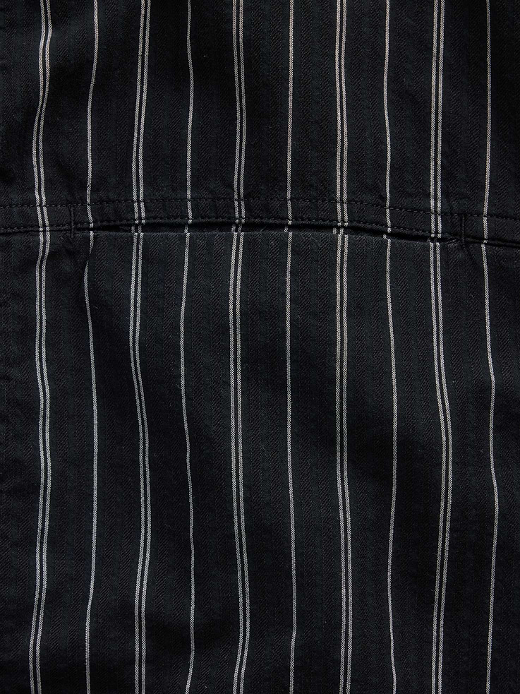 Image number 4 showing, Seersucker Stripe Relaxed Curved-Hem Shirt
