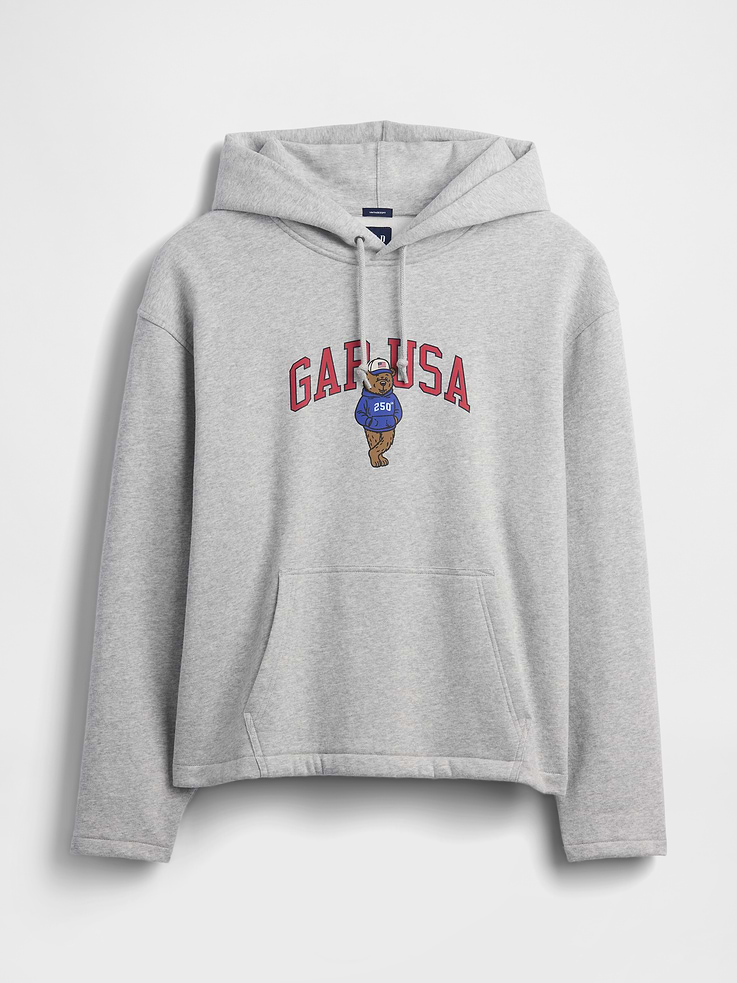 Image number 7 showing, VintageSoft Oversized Americana Logo Hoodie