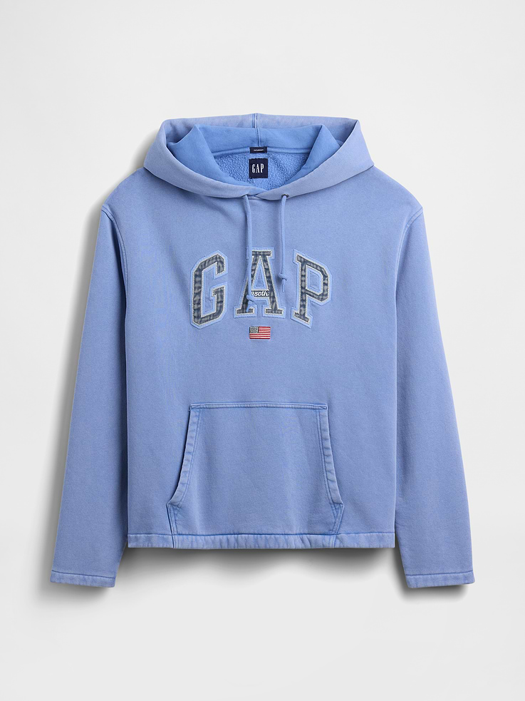 Image number 7 showing, VintageSoft Oversized Americana Logo Hoodie