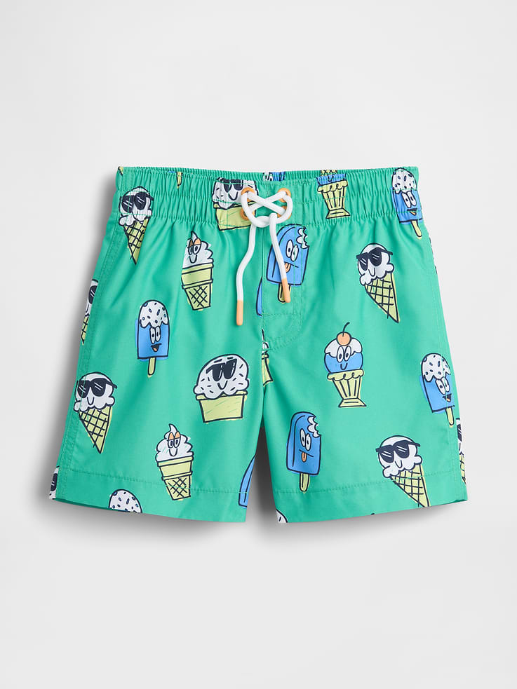 Image number 1 showing, Baby & Toddler Recycled Swim Trunks