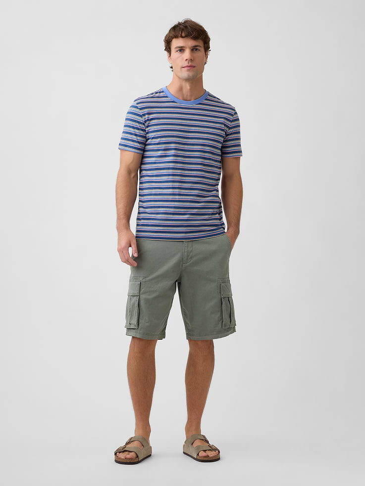 Image number 3 showing, Everyday Soft Stripe Crewneck T-Shirt