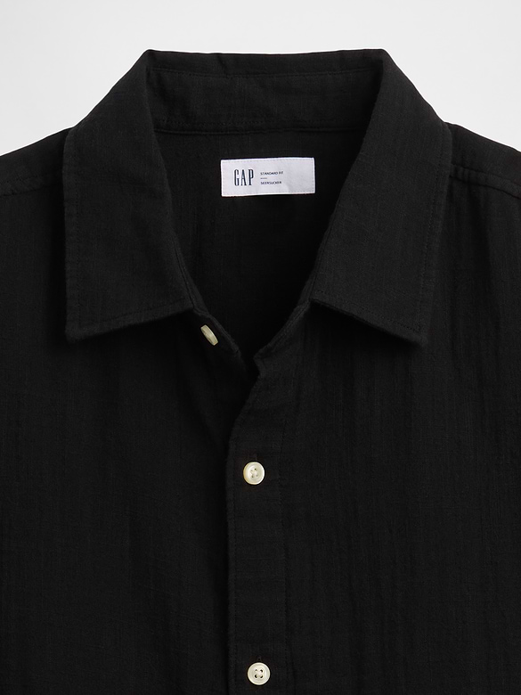 Gauze Shirt in Boxy Fit