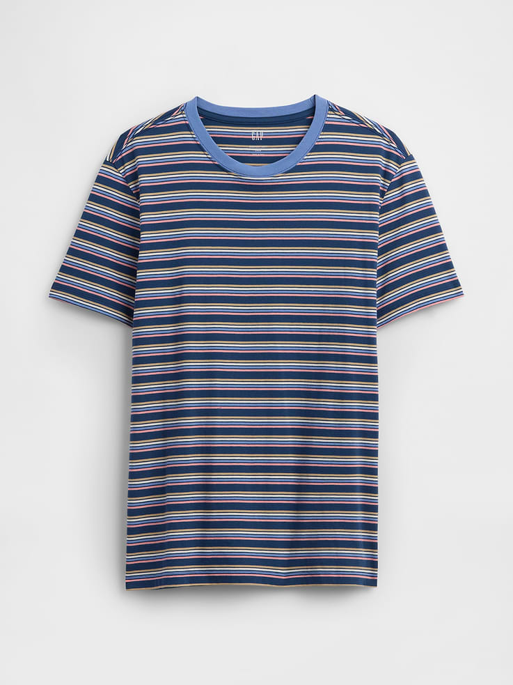 Image number 5 showing, Everyday Soft Stripe Crewneck T-Shirt