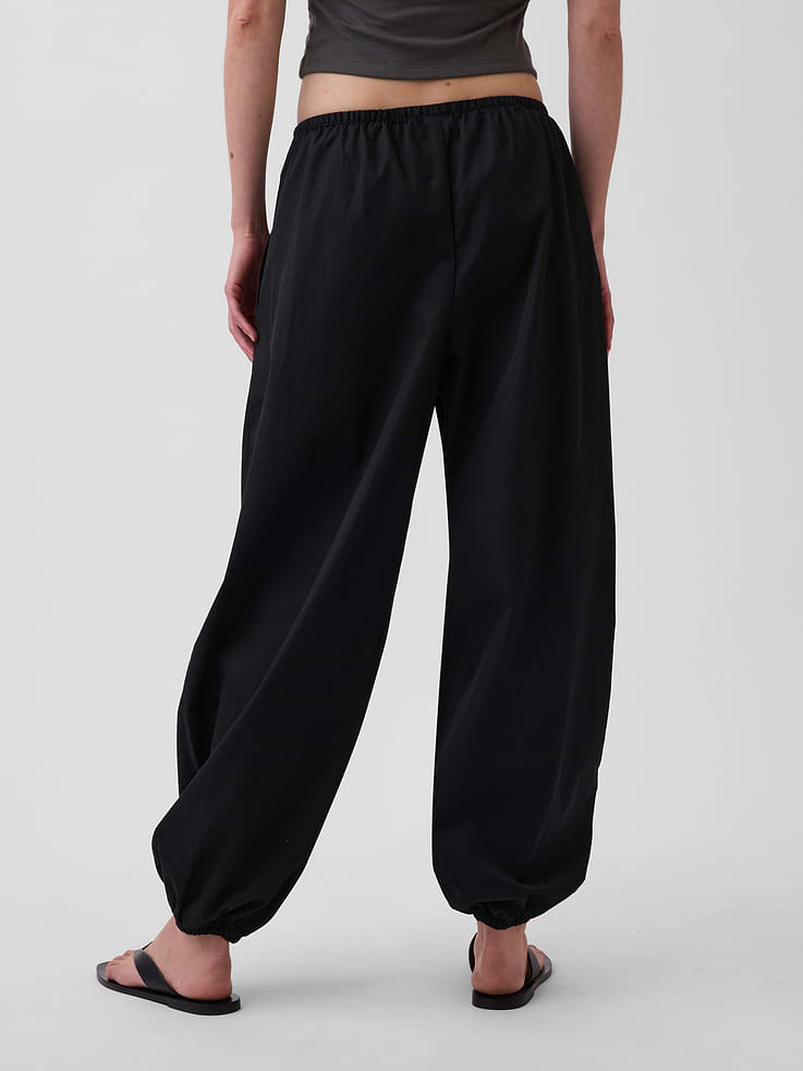 Image number 4 showing, Organic Cotton Poplin Easy Baggy Joggers