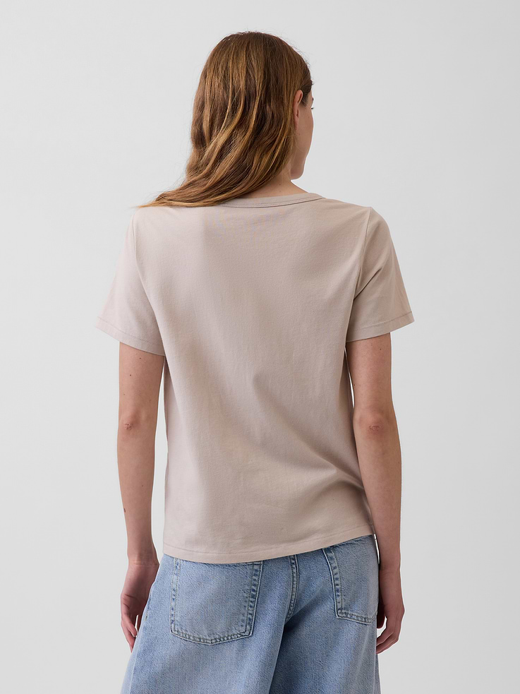Image number 3 showing, Organic Cotton VintageSoft V-Neck T-Shirt