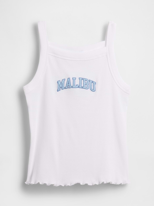 Kids Rib Square-Neck Tank Top