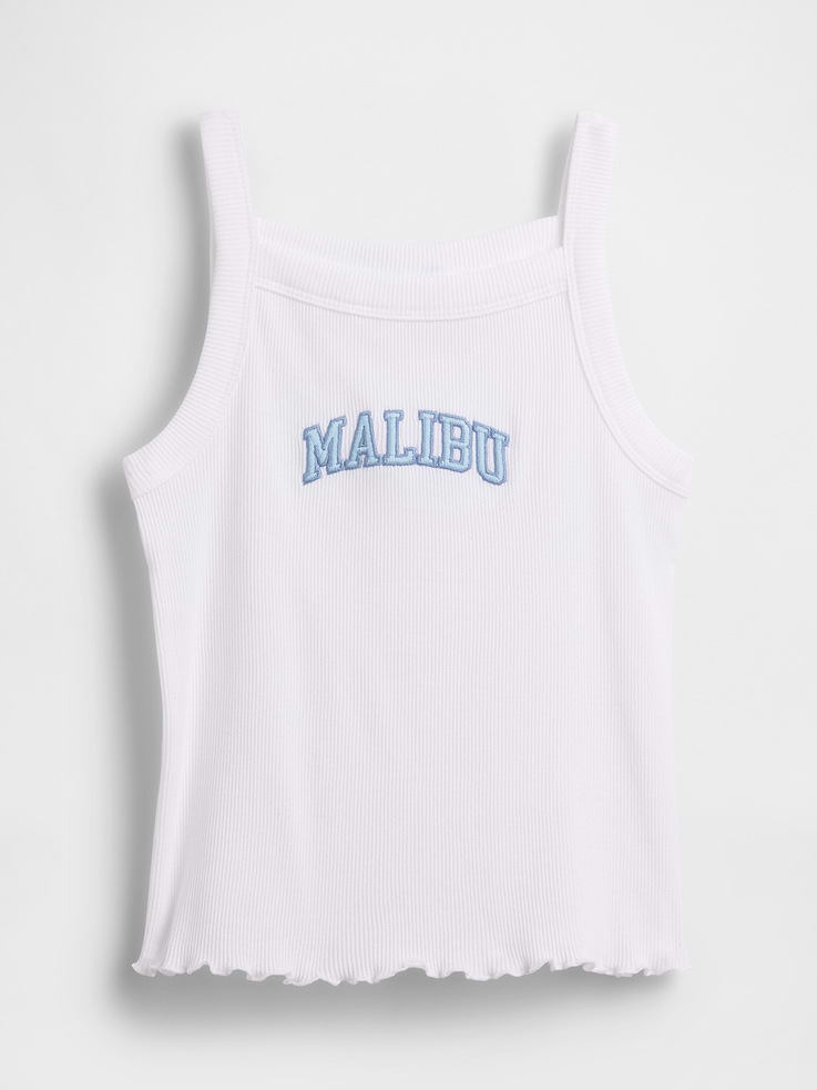 Image number 2 showing, Kids Rib Square-Neck Tank Top