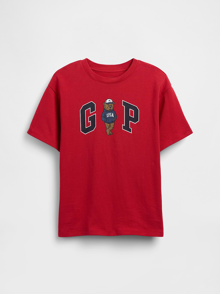 Image number 2 showing, Kids Heavyweight Relaxed Gap Logo T-Shirt