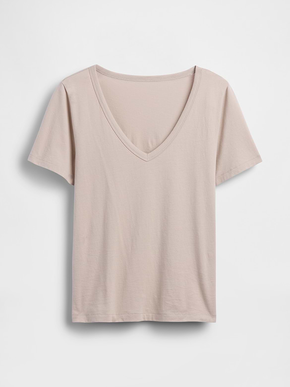 Organic Cotton VintageSoft V-Neck T-Shirt