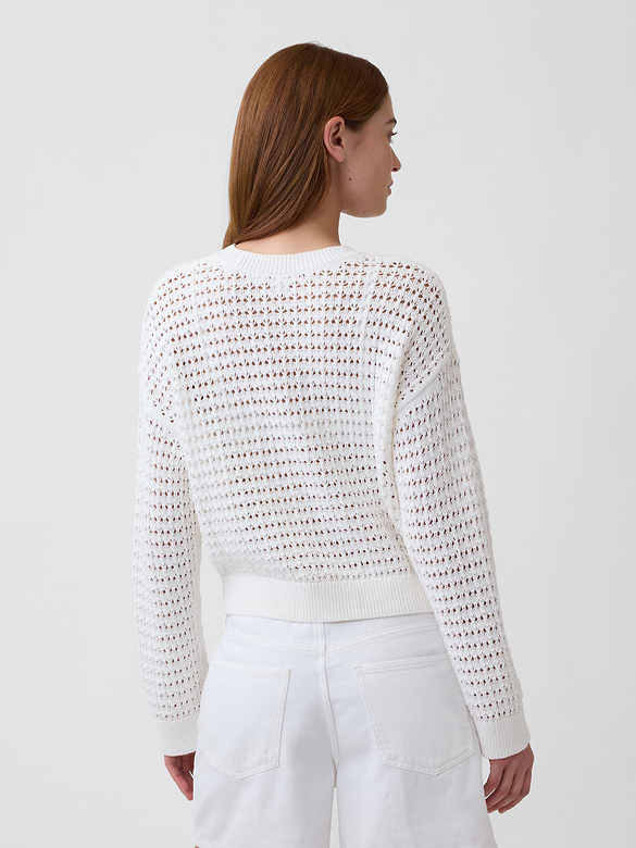 Oversized Crochet Sweater