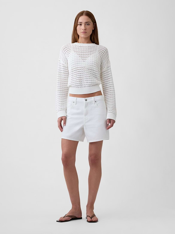 Oversized Crochet Sweater