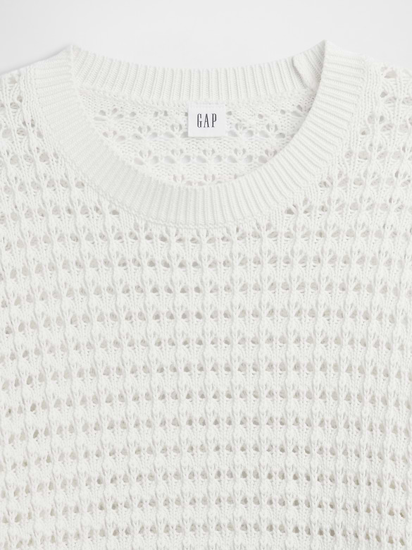 Oversized Crochet Sweater