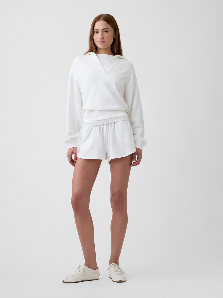 Image 3 of 5, Relaxed French Terry Hoodie