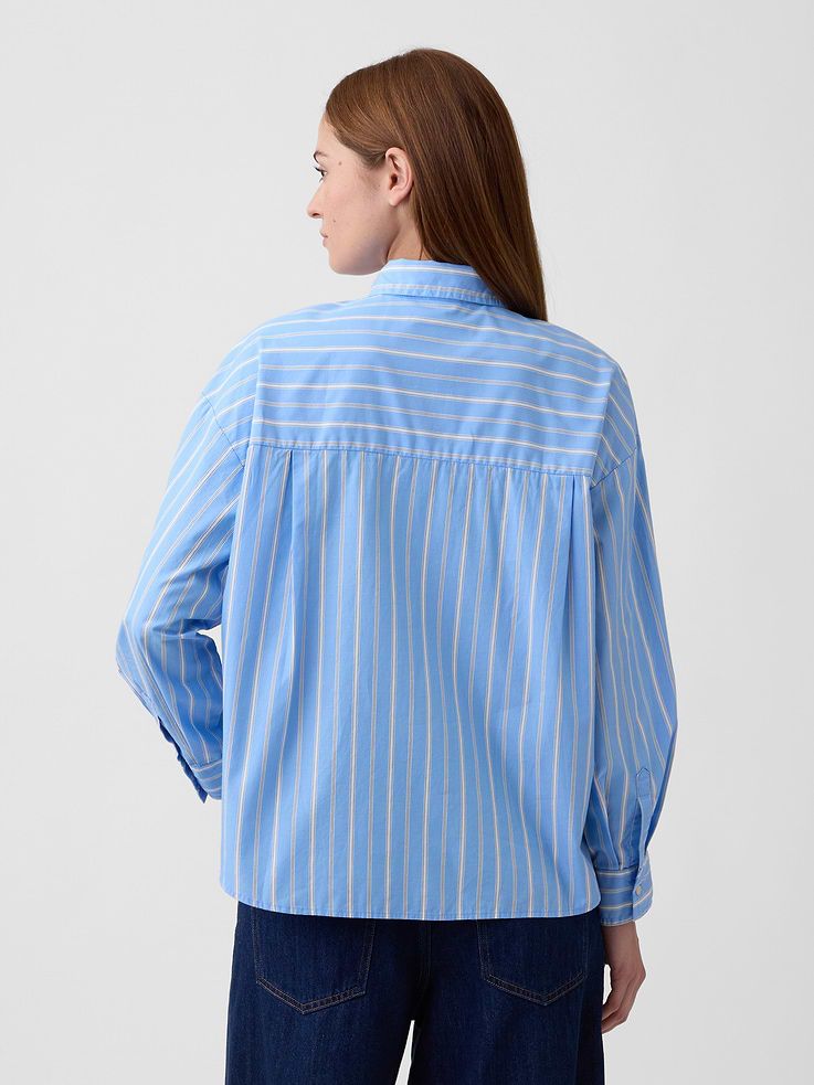 Image number 2 showing, Oversized Shirt in Poplin