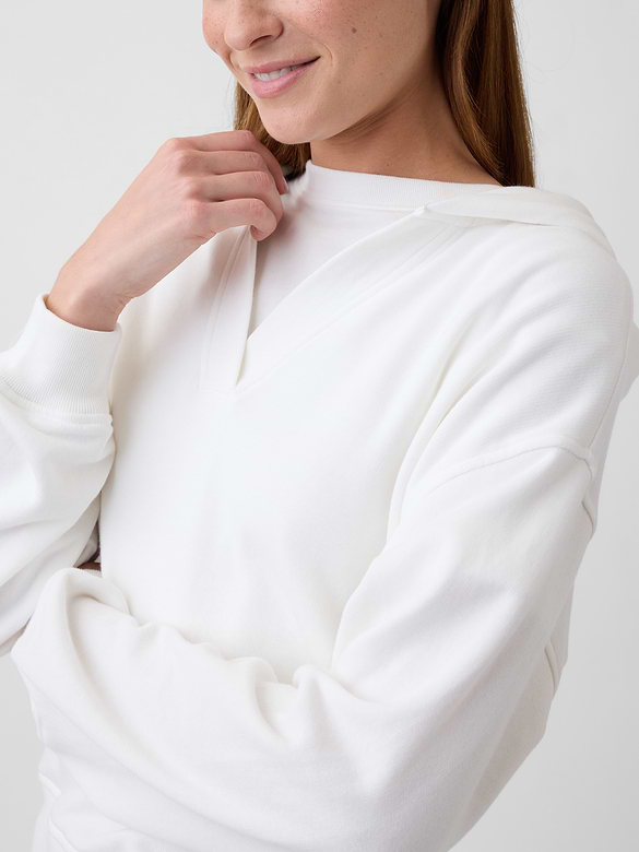 Relaxed French Terry Hoodie