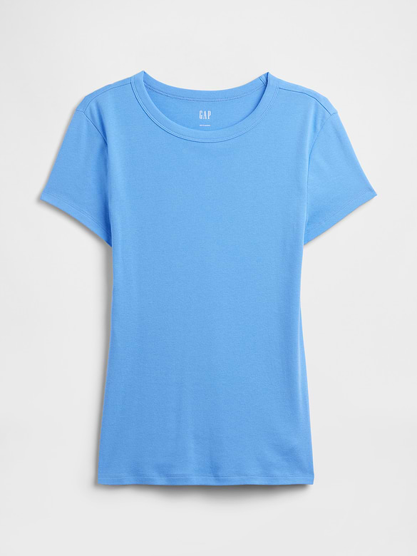 Modern Ribbed Crewneck T-Shirt