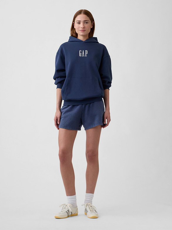 Adult Vintage Soft Oversized Gap Mini-Logo Hoodie