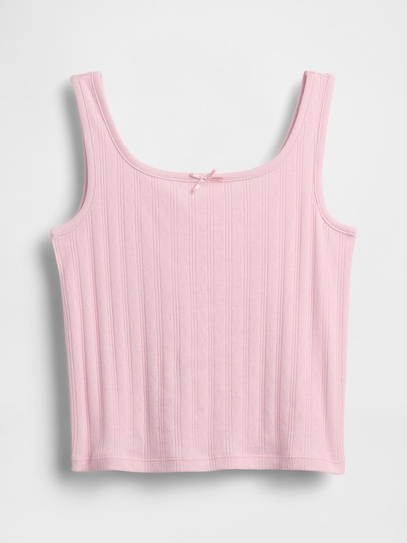 Kids Pointelle Tank Top