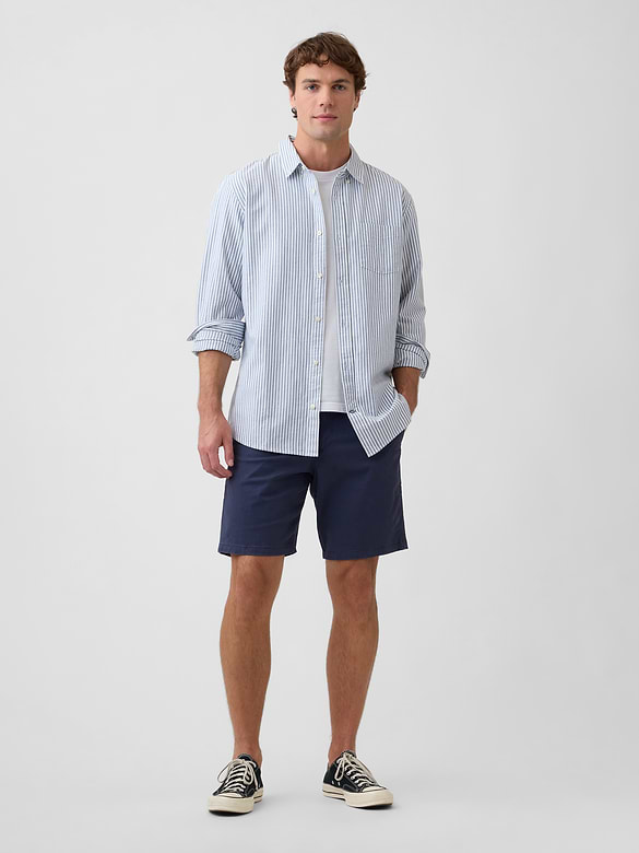 9" Essential Khaki Shorts