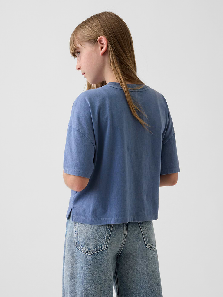 Image number 3 showing, Kids Oversized Boxy Graphic T-Shirt
