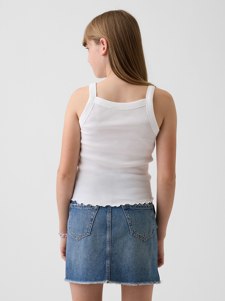Image number 3 showing, Kids Rib Square-Neck Tank Top
