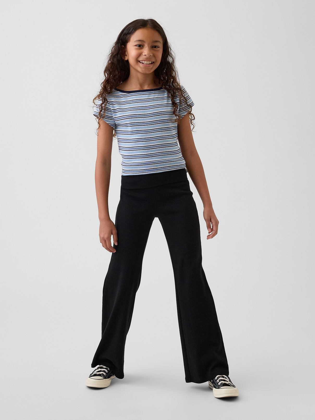 Kids Foldover Flare Leggings