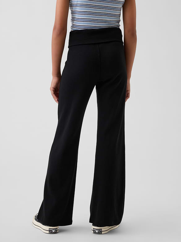 Kids Foldover Flare Leggings