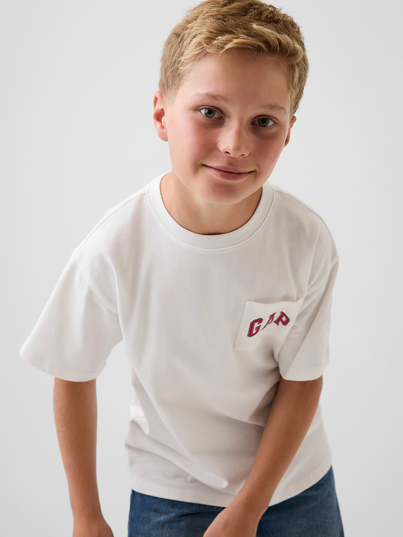 Kids Heavyweight Relaxed Gap Logo T-Shirt