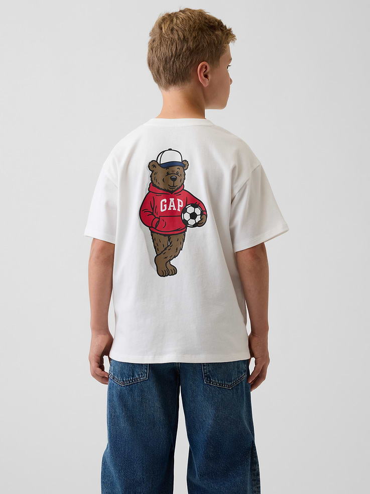 Image number 3 showing, Kids Heavyweight Relaxed Gap Logo T-Shirt