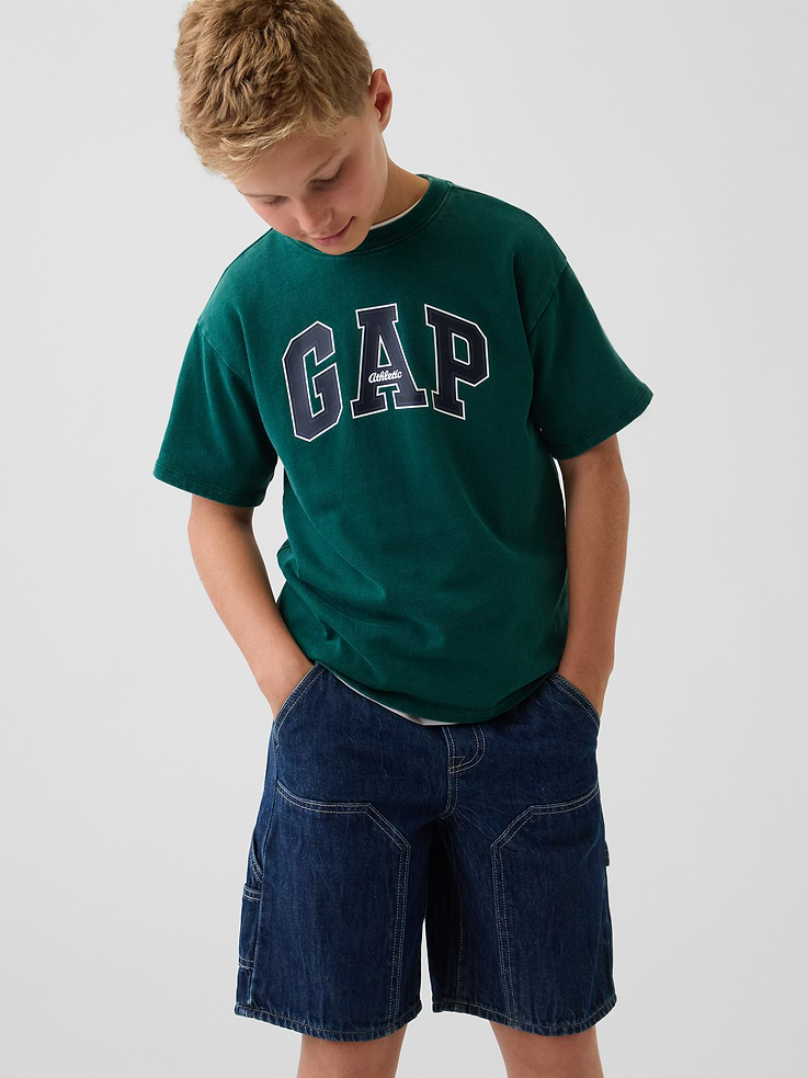 Image number 1 showing, Kids Heavyweight Relaxed Gap Logo T-Shirt