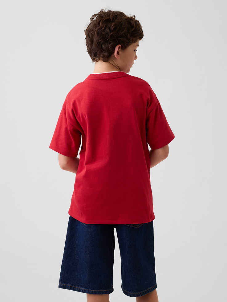 Image number 3 showing, Kids Heavyweight Relaxed Gap Logo T-Shirt