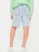 Image number 2 showing, Knee Length Baggy Jean Shorts for Boys