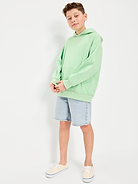 Image number 3 showing, Knee Length Baggy Jean Shorts for Boys