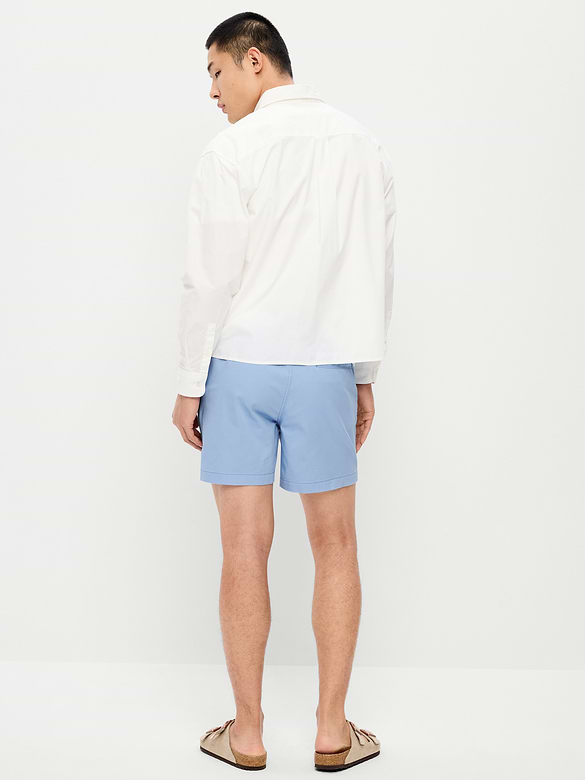 Short de jogging en sergé, entrejambe de 12,5 cm