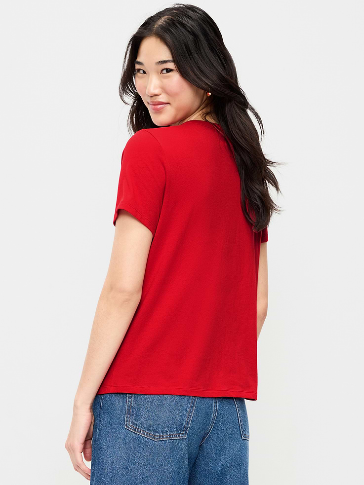 Image number 2 showing, Crew-Neck Flag Logo Graphic T-Shirt