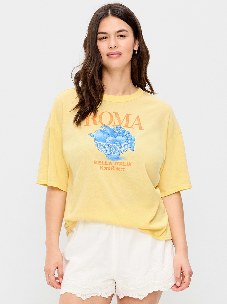 Image number 6 showing, Short-Sleeve Loose Graphic T-Shirt