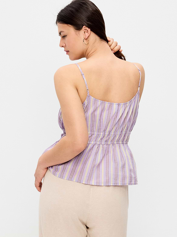 Camisole ajustée à smocks