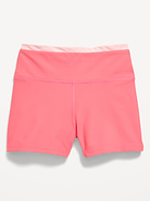 Image number 5 showing, High-Waisted PowerSoft Shorts for Girls